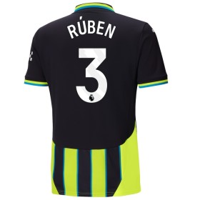 Camisola Manchester City Ruben 3 2º Equipamento 2024-25 Manga Curta